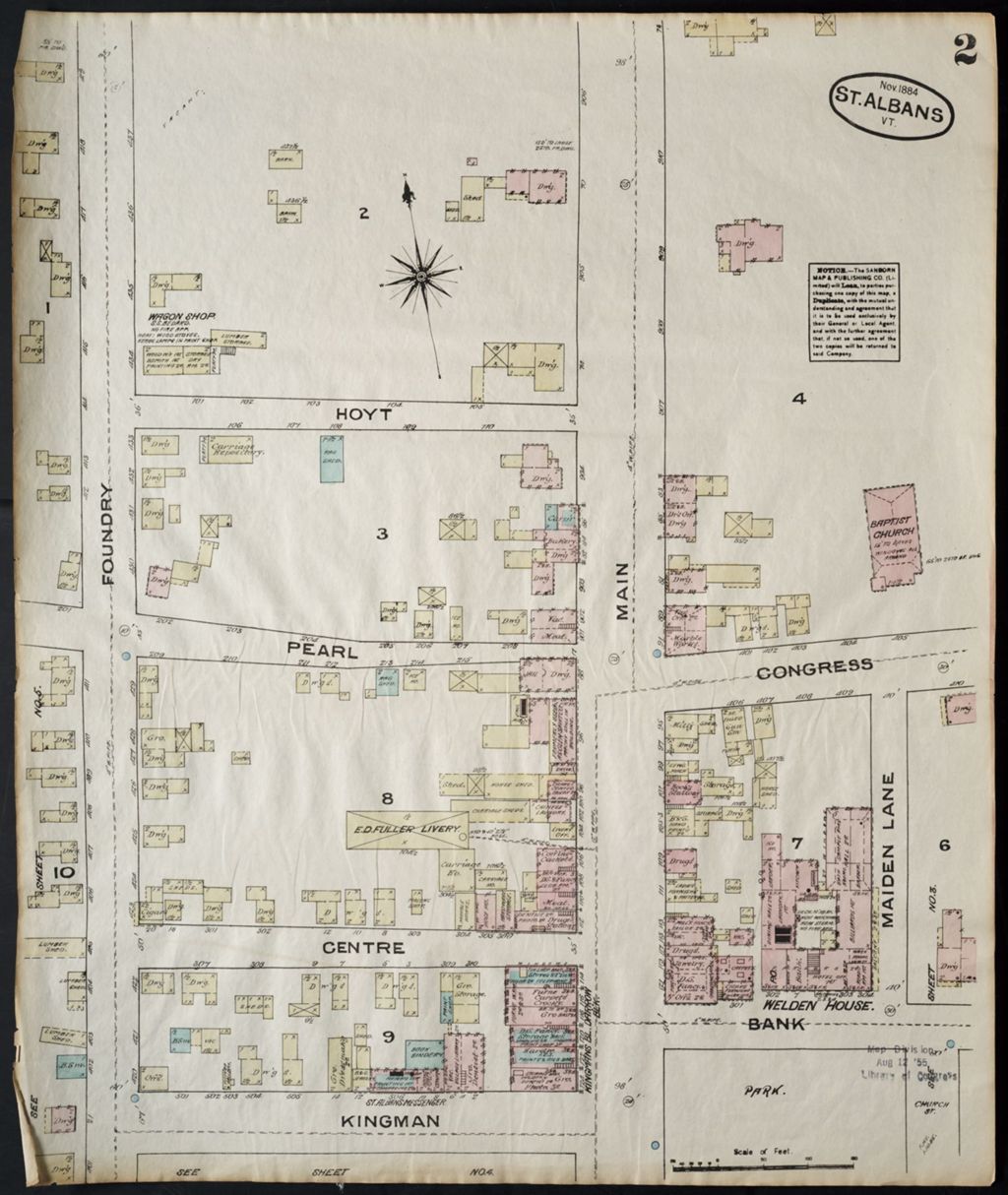 Miniature of Saint Albans 1884, sheet 03