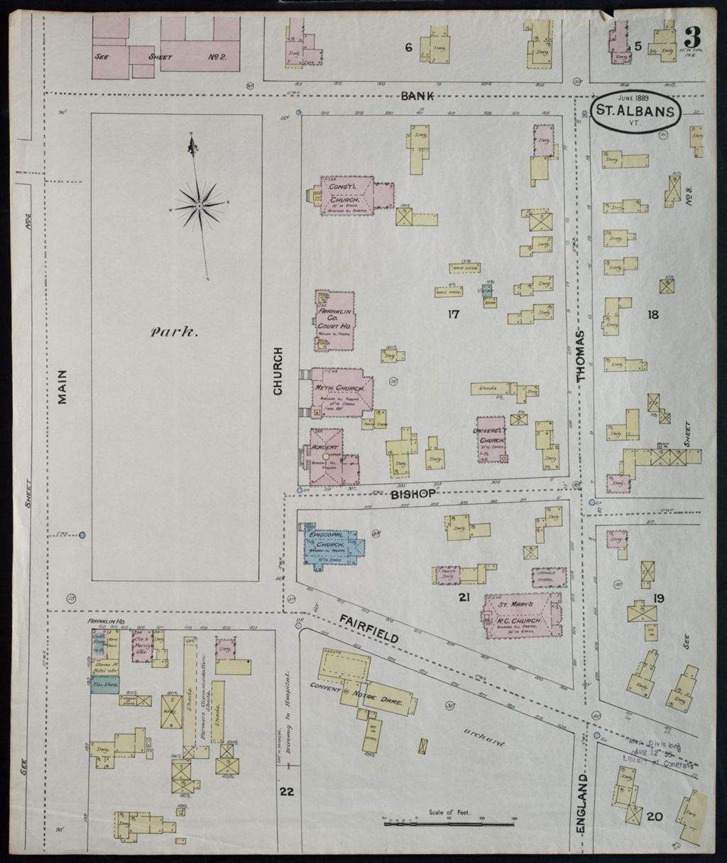 Miniature of Saint Albans 1889, sheet 03