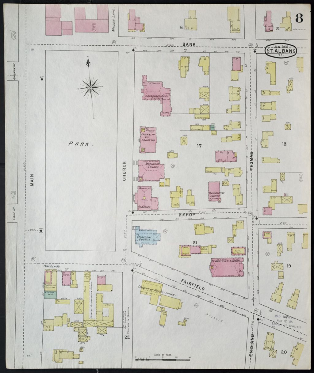 Miniature of Saint Albans 1895, sheet 08