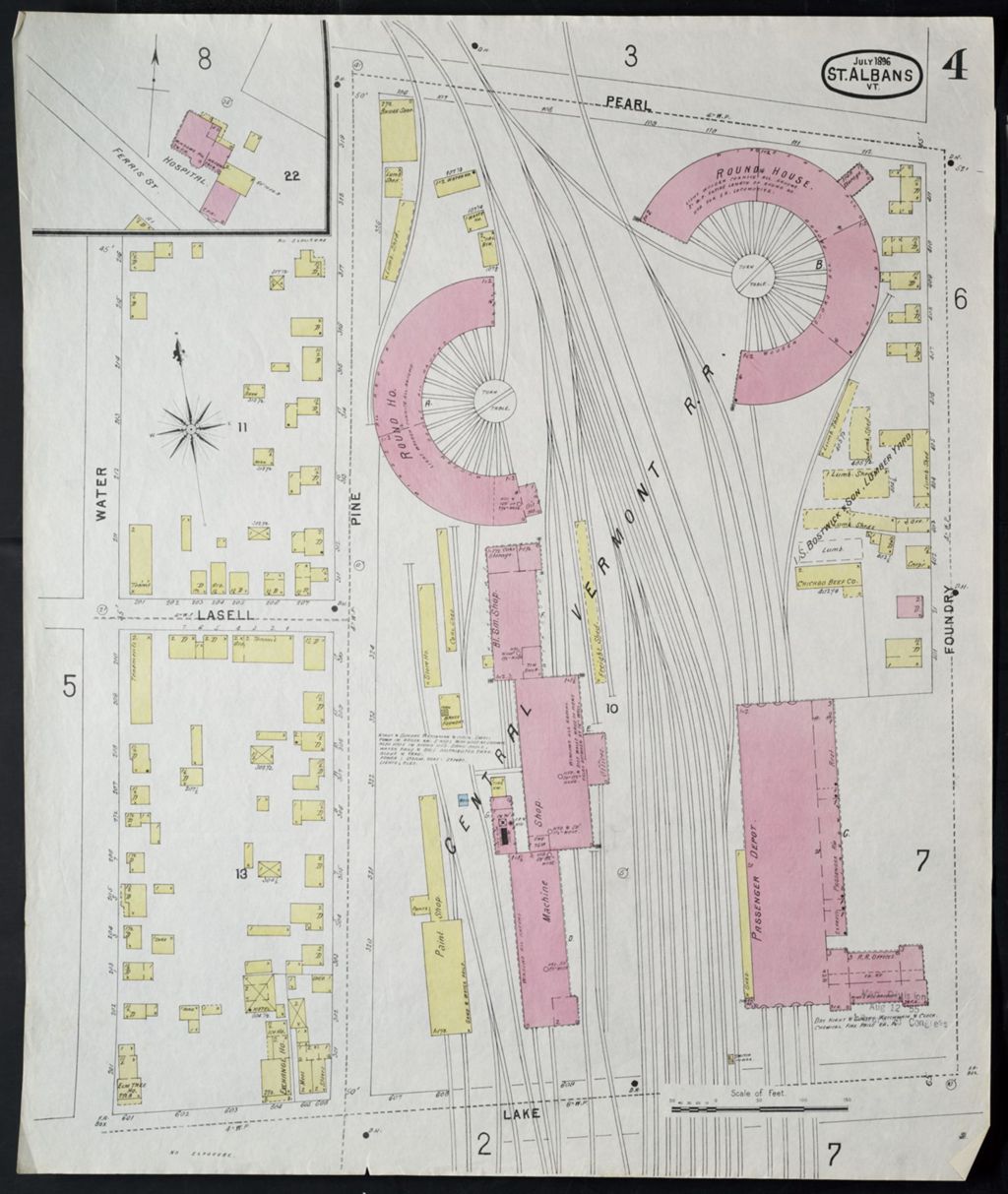 Miniature of Saint Albans 1896, sheet 04