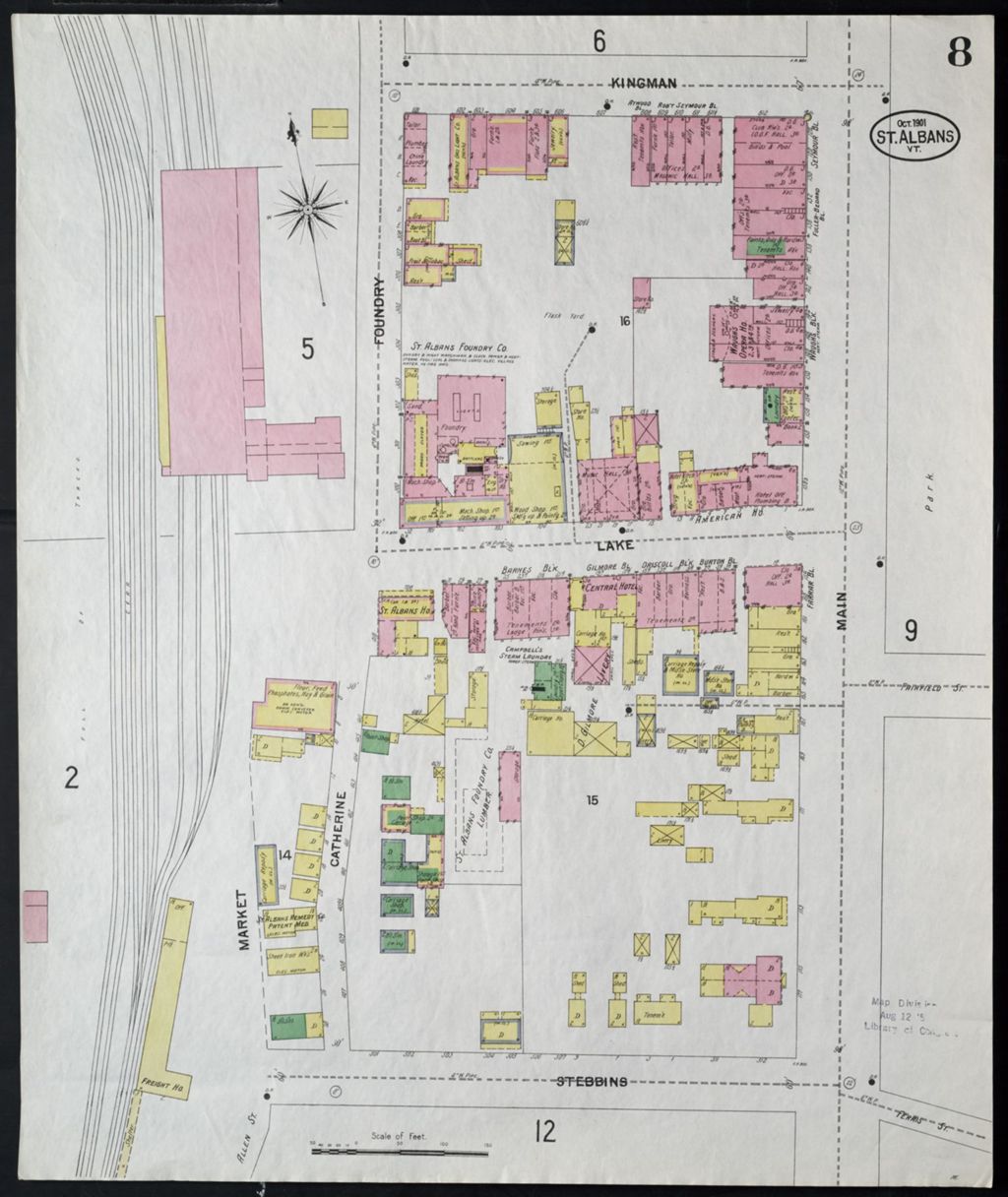 Miniature of Saint Albans 1901, sheet 08