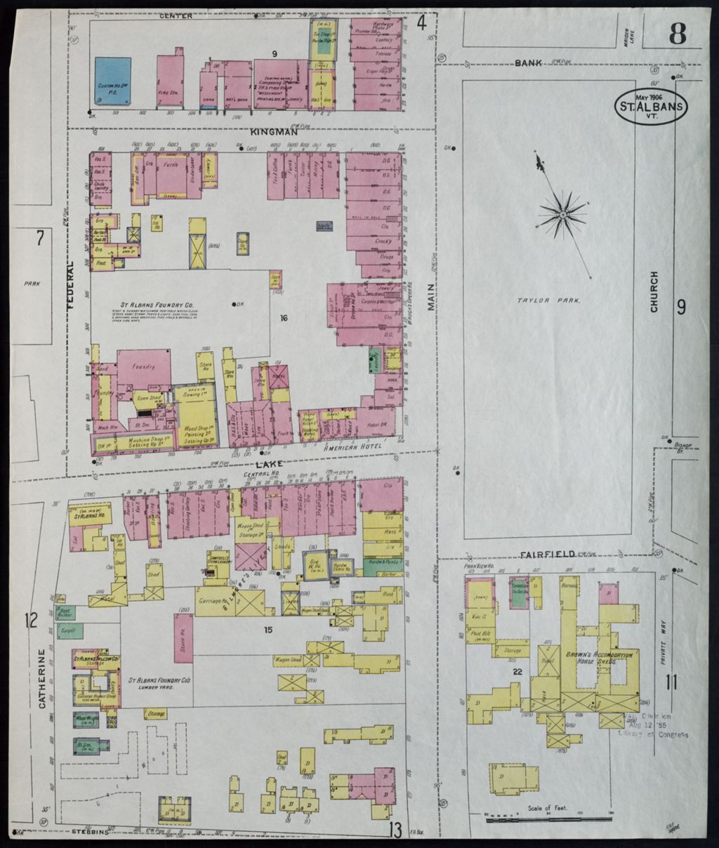 Miniature of Saint Albans 1906, sheet 08