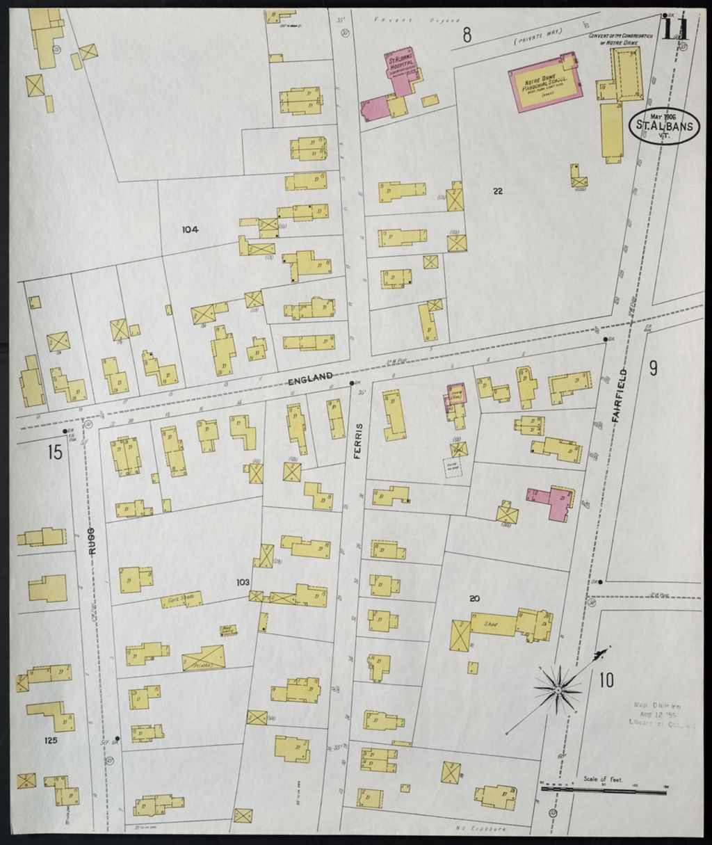 Miniature of Saint Albans 1906, sheet 11