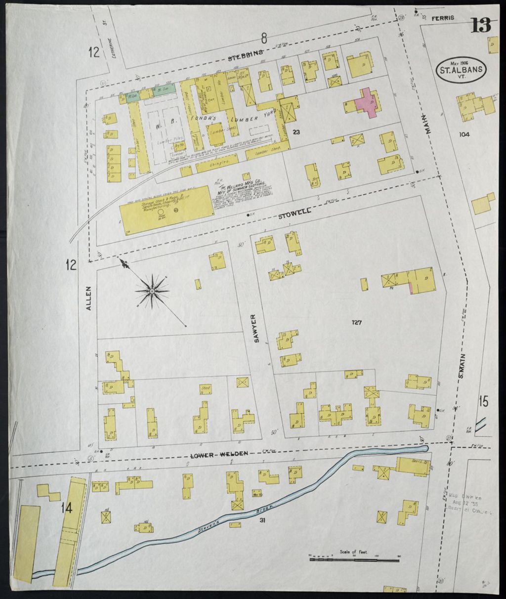 Miniature of Saint Albans 1906, sheet 13