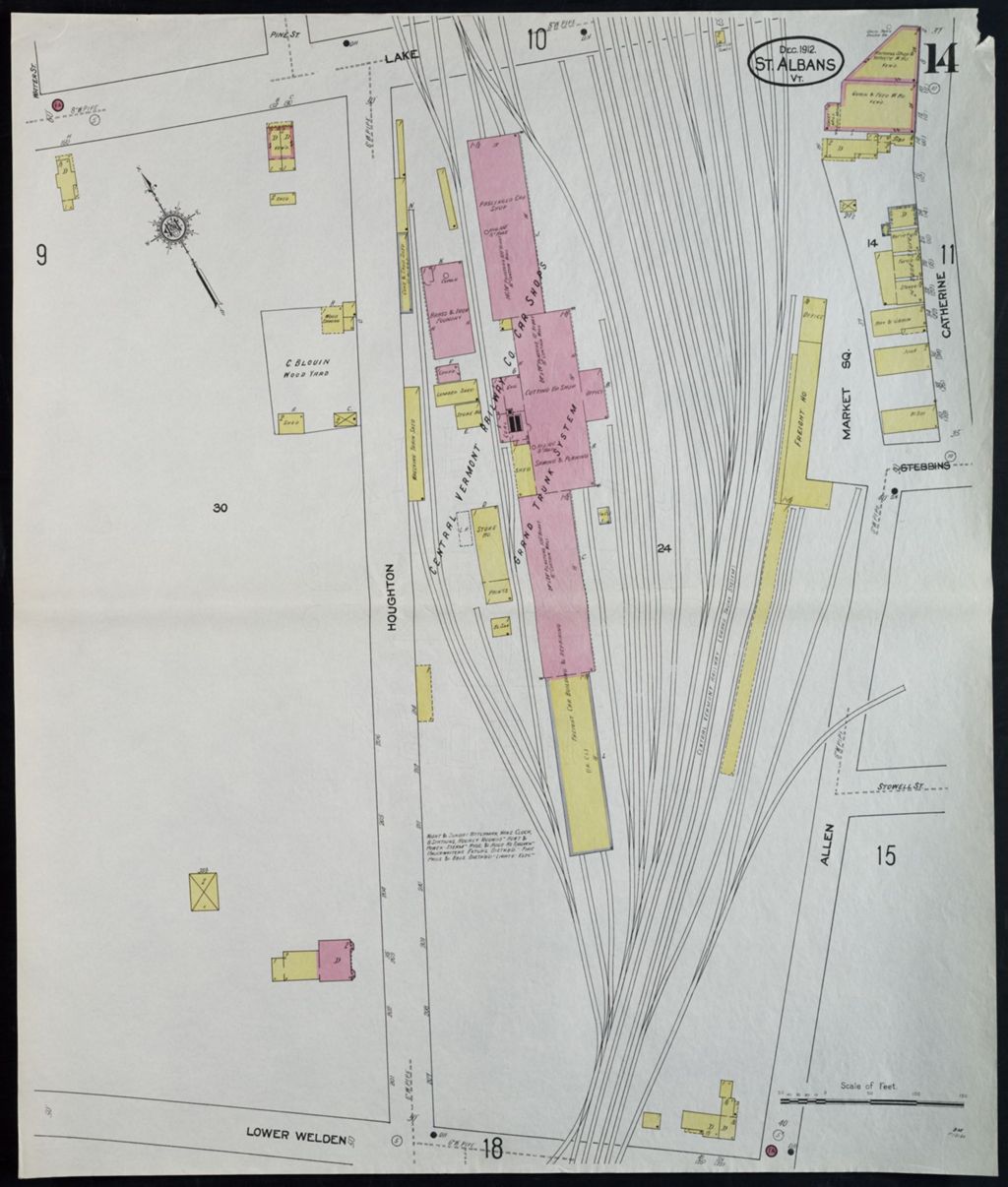 Miniature of Saint Albans 1912, sheet 14