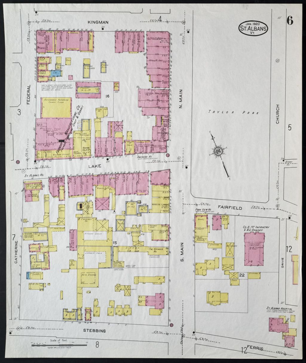 Miniature of Saint Albans 1920, sheet 06