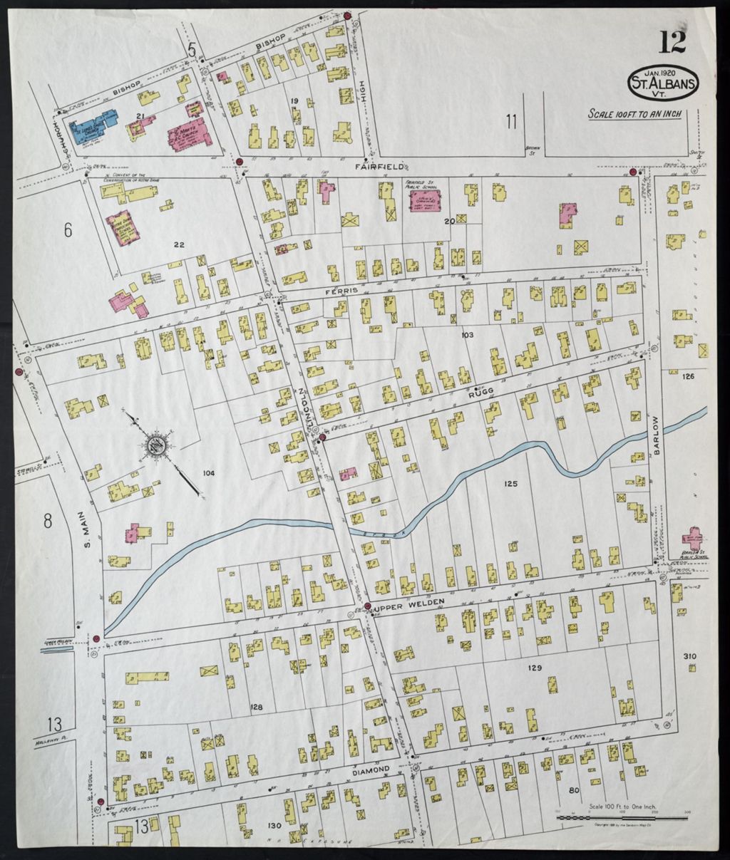 Miniature of Saint Albans 1920, sheet 12