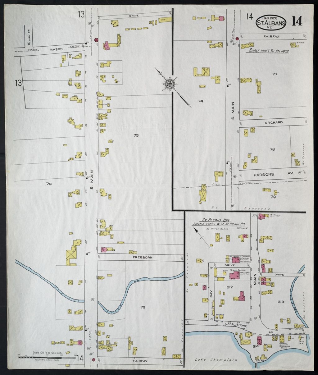 Miniature of Saint Albans 1920, sheet 14