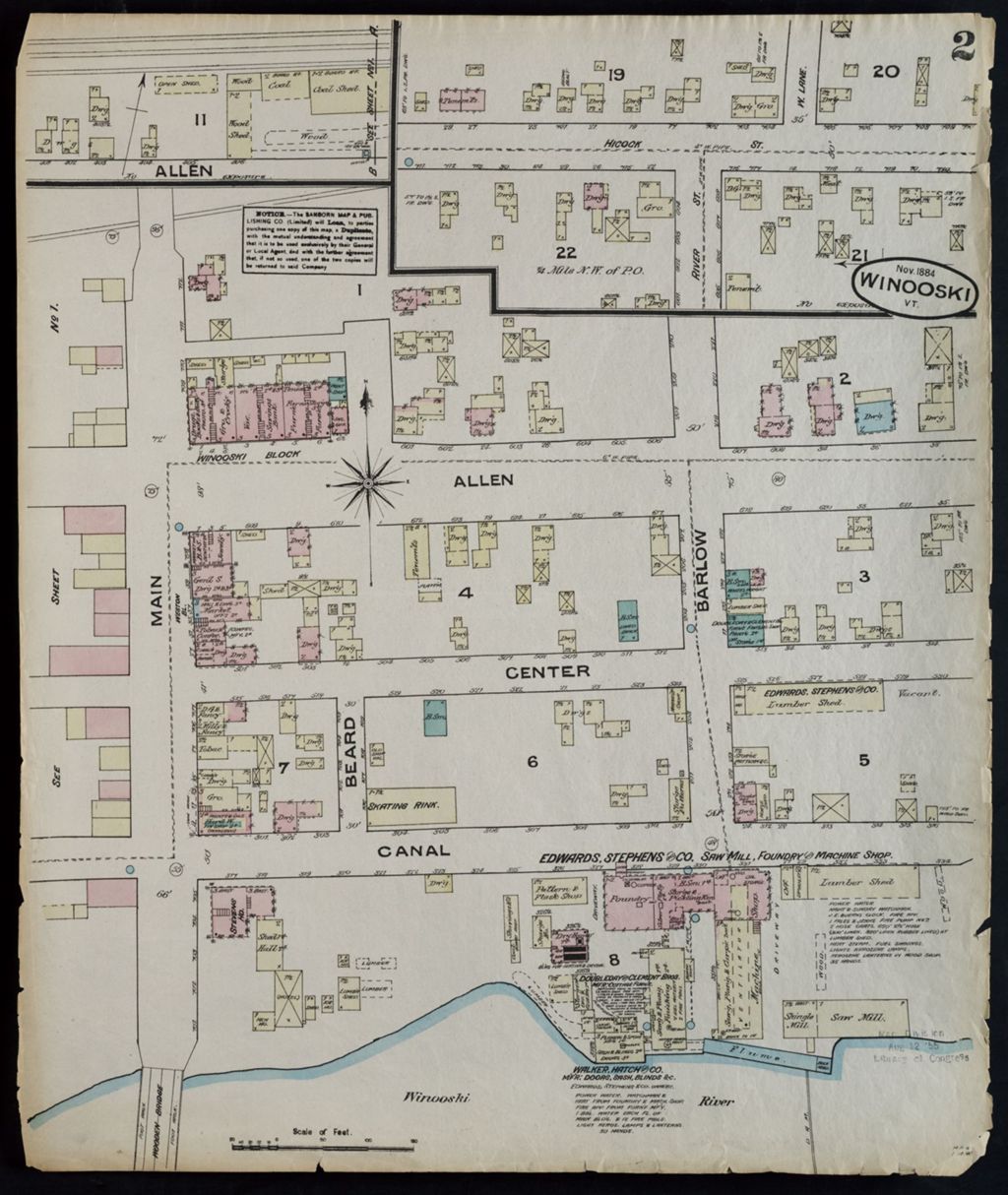 Miniature of Winooski 1884, sheet 02