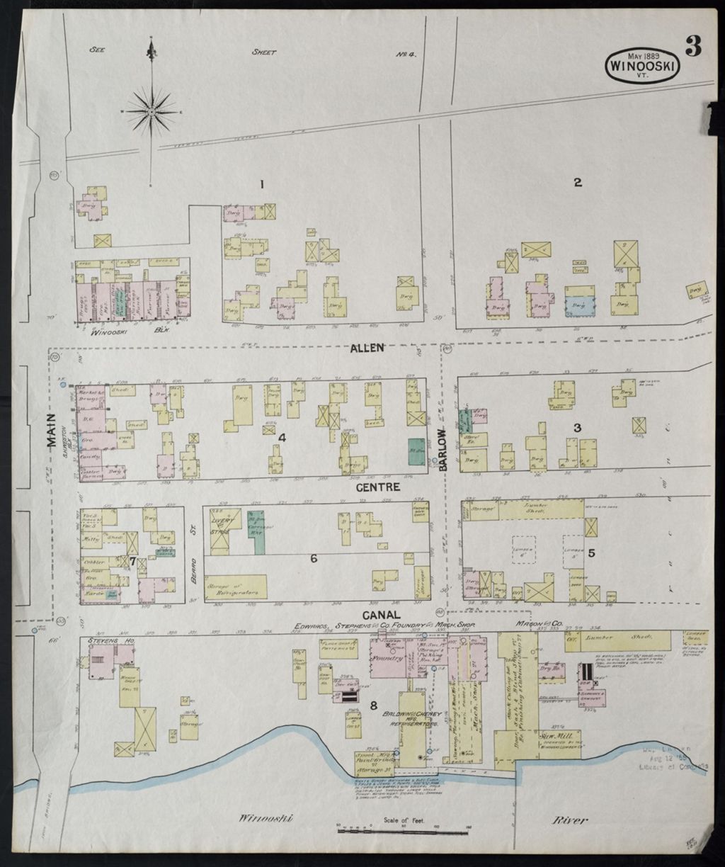 Miniature of Winooski 1889, sheet 03