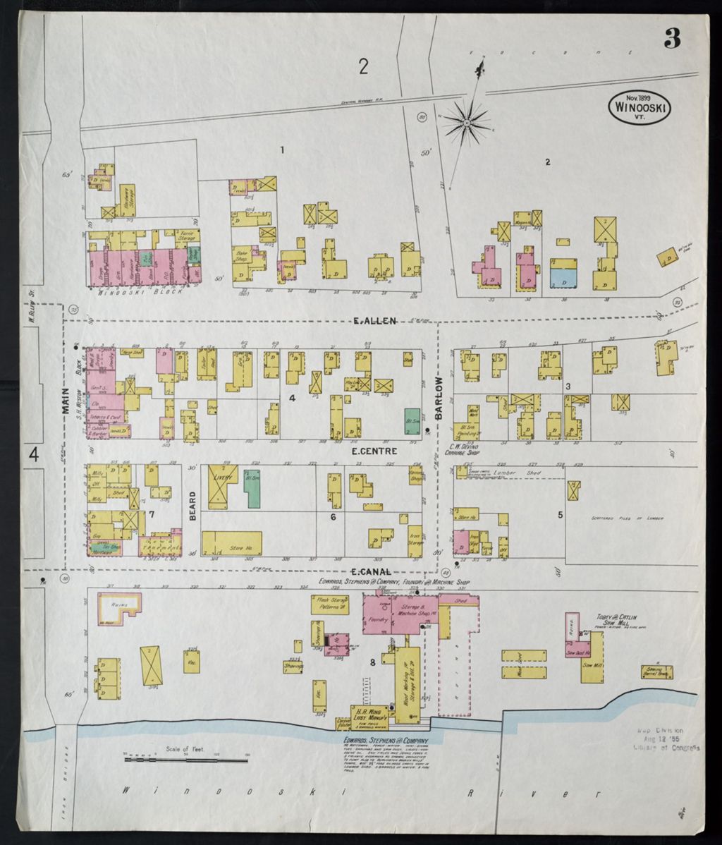 Miniature of Winooski 1899, sheet 03