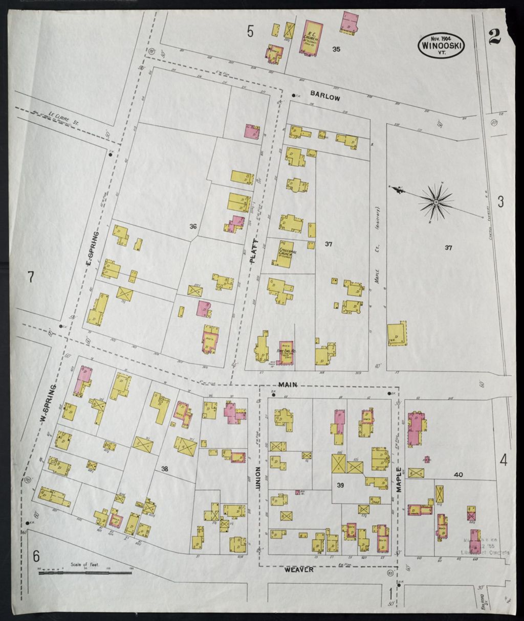 Miniature of Winooski 1904, sheet 02