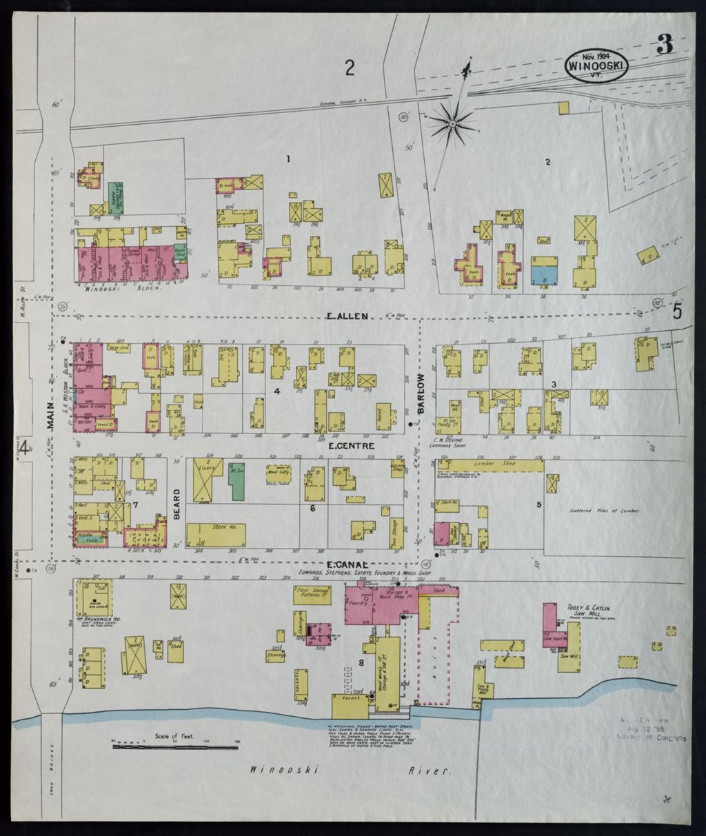 Miniature of Winooski 1904, sheet 03