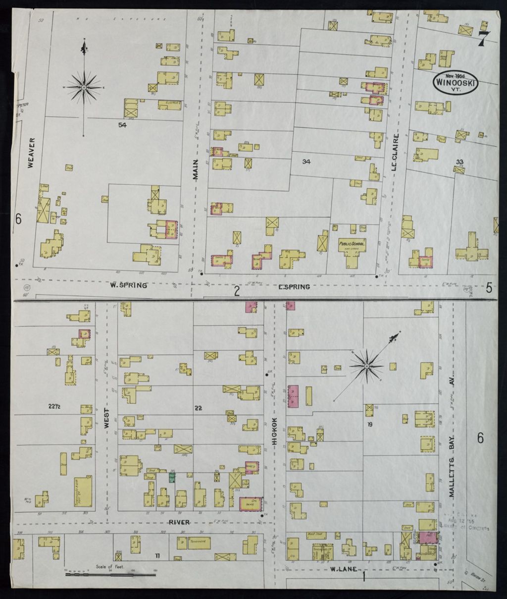 Miniature of Winooski 1904, sheet 07