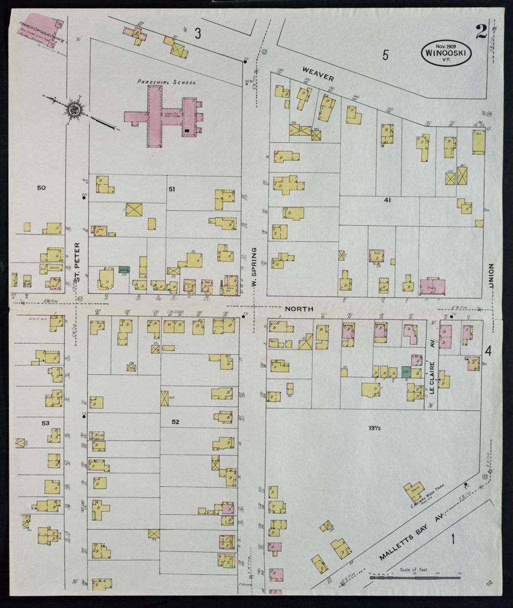 Miniature of Winooski 1909, sheet 02