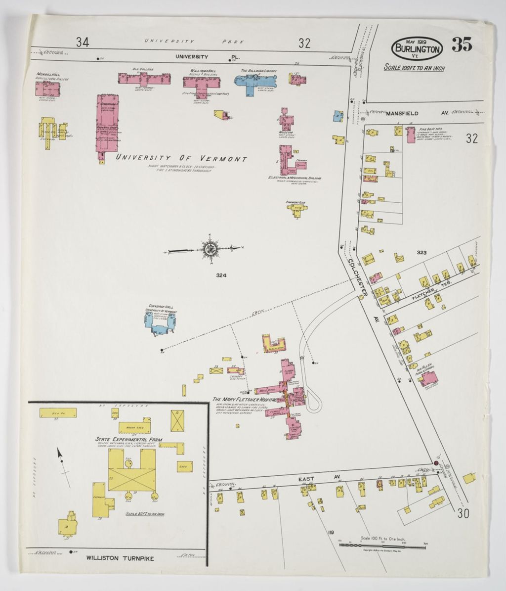 Miniature of Burlington 1919, sheet 35