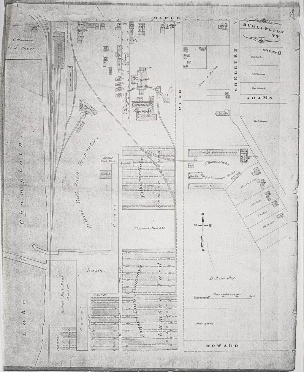 Miniature of Burlington 1869, sheet 06