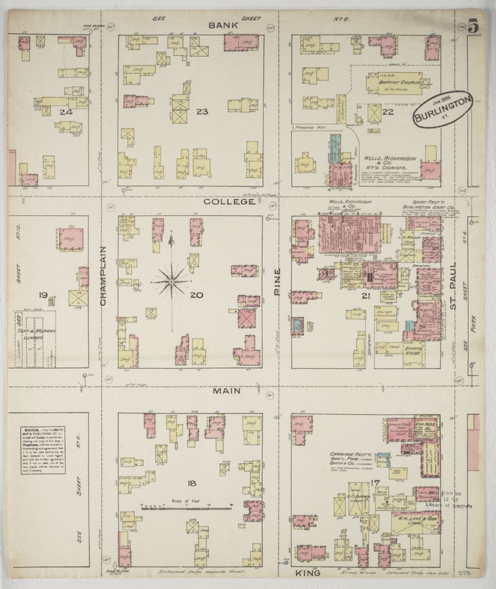 Miniature of Burlington 1885, sheet 05