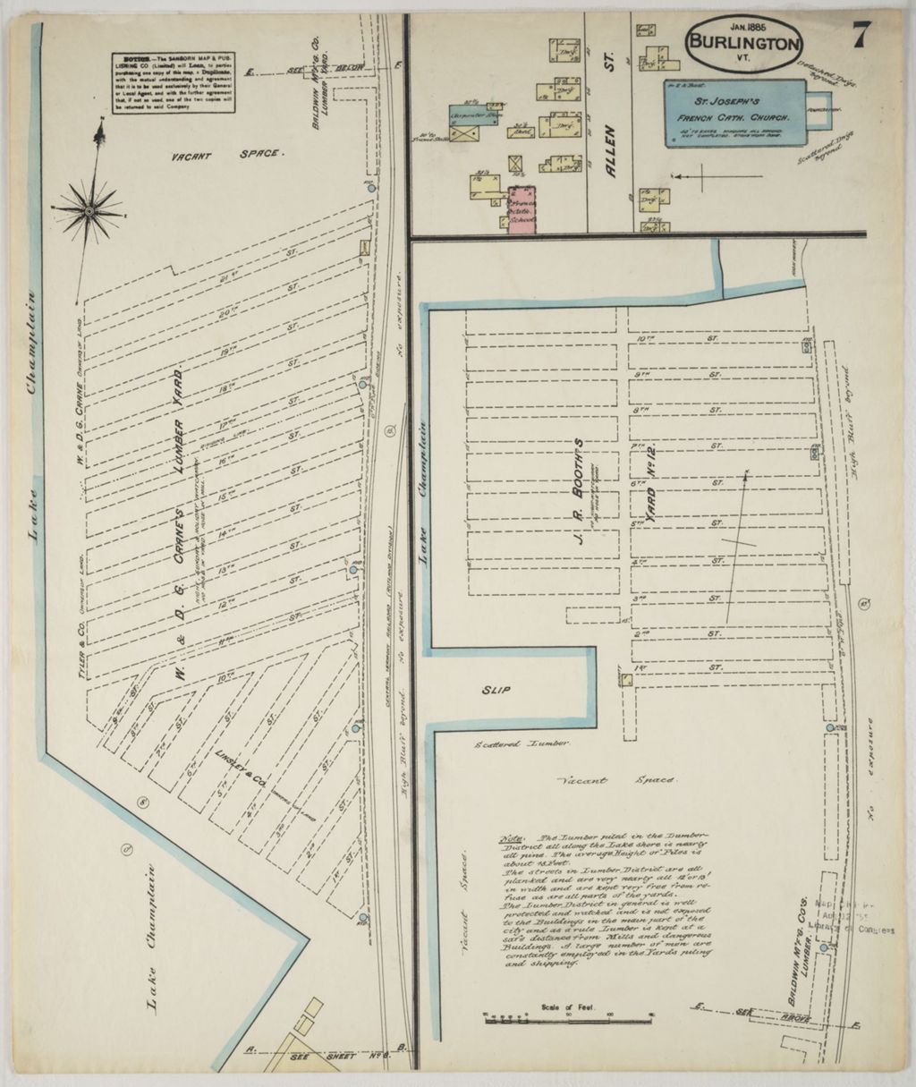 Miniature of Burlington 1885, sheet 07