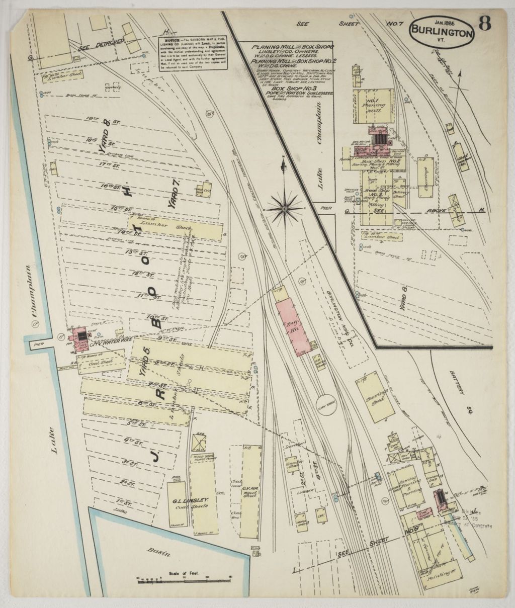 Miniature of Burlington 1885, sheet 08