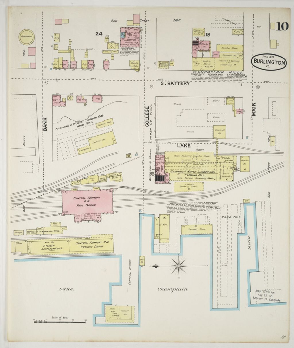 Miniature of Burlington 1889, sheet 10