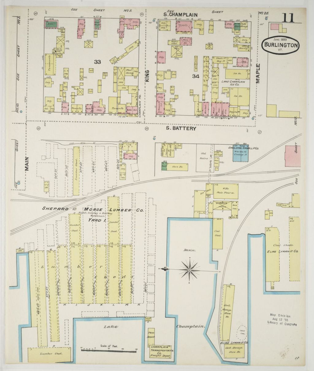 Miniature of Burlington 1889, sheet 11