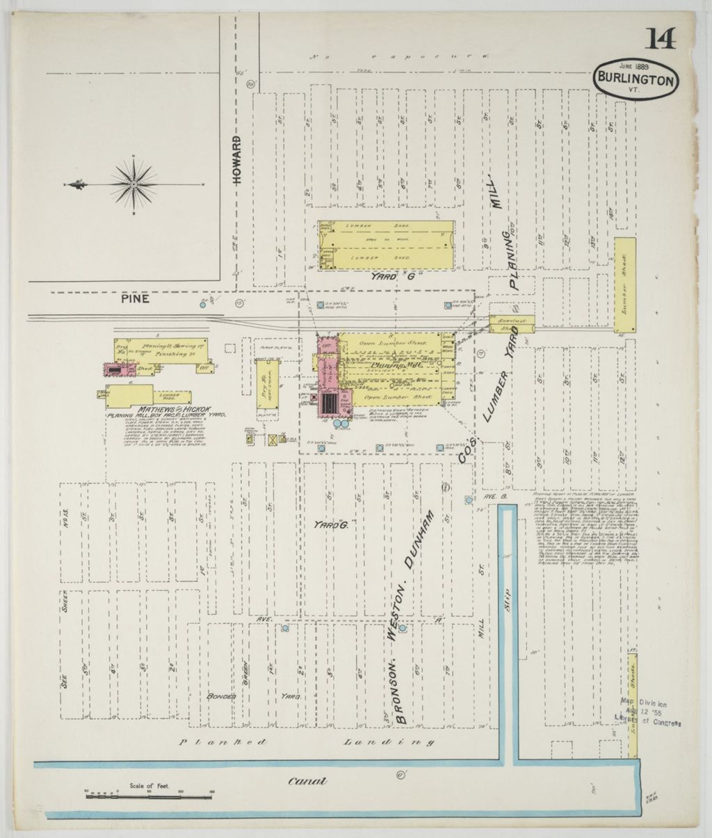 Miniature of Burlington 1889, sheet 14