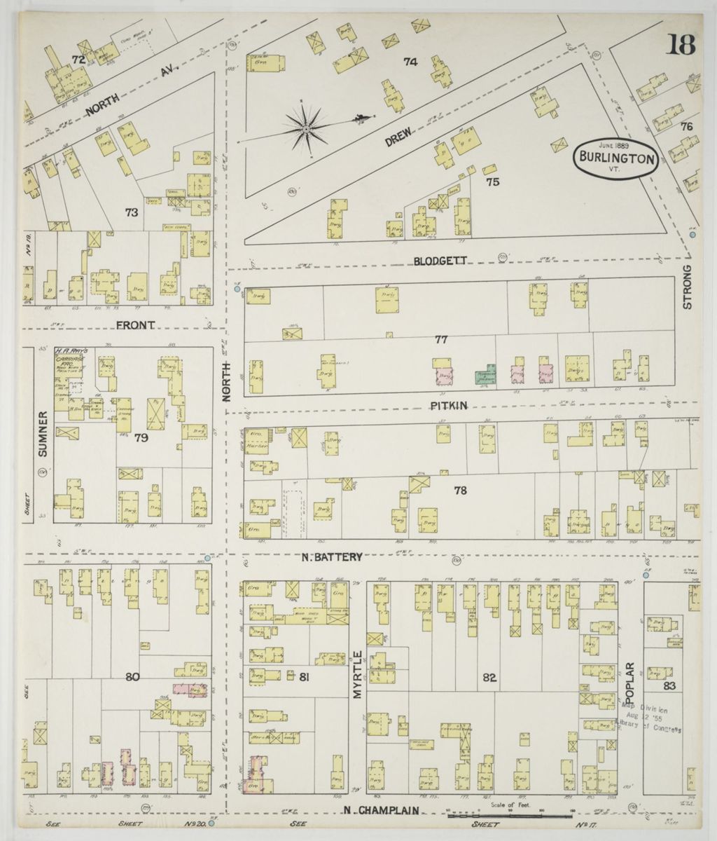 Miniature of Burlington 1889, sheet 18