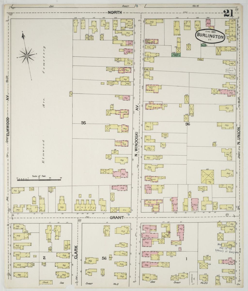 Miniature of Burlington 1889, sheet 21