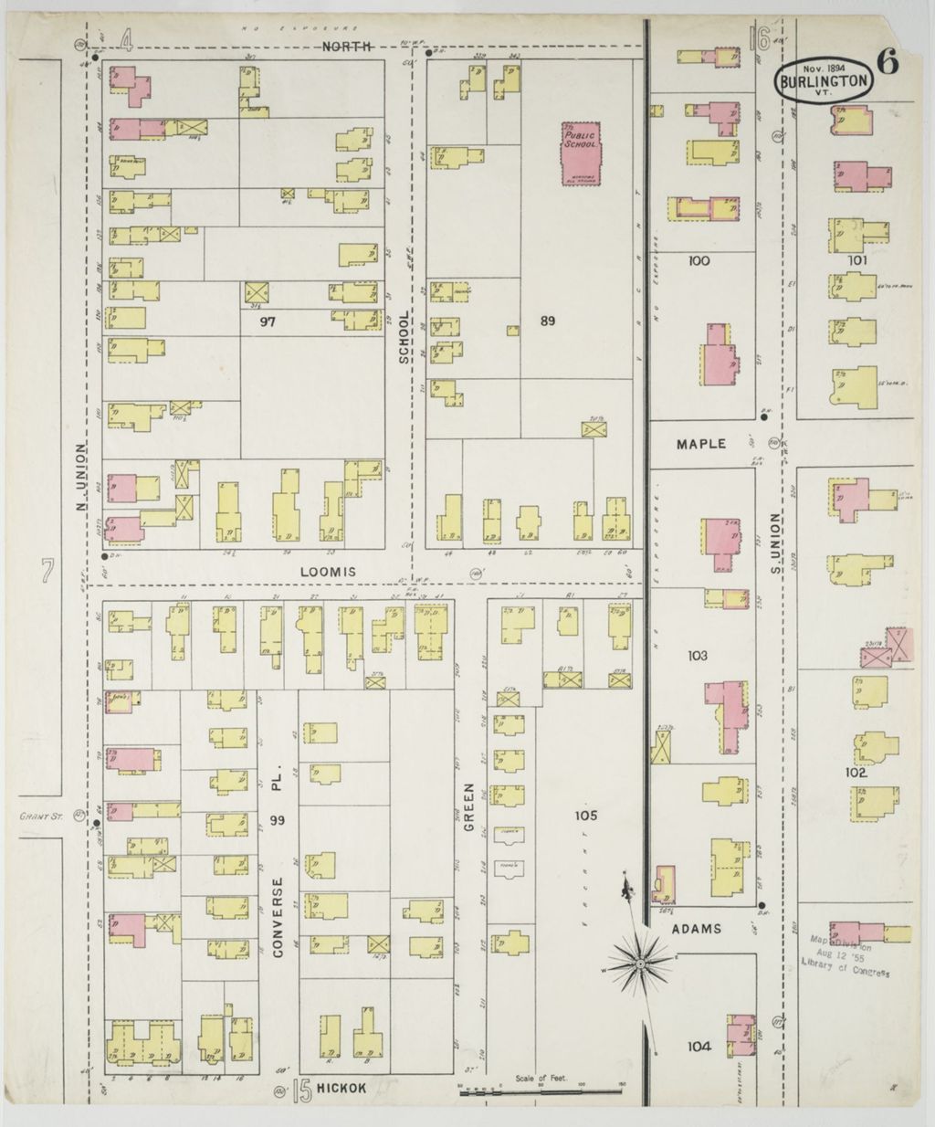 Miniature of Burlington 1894, sheet 06