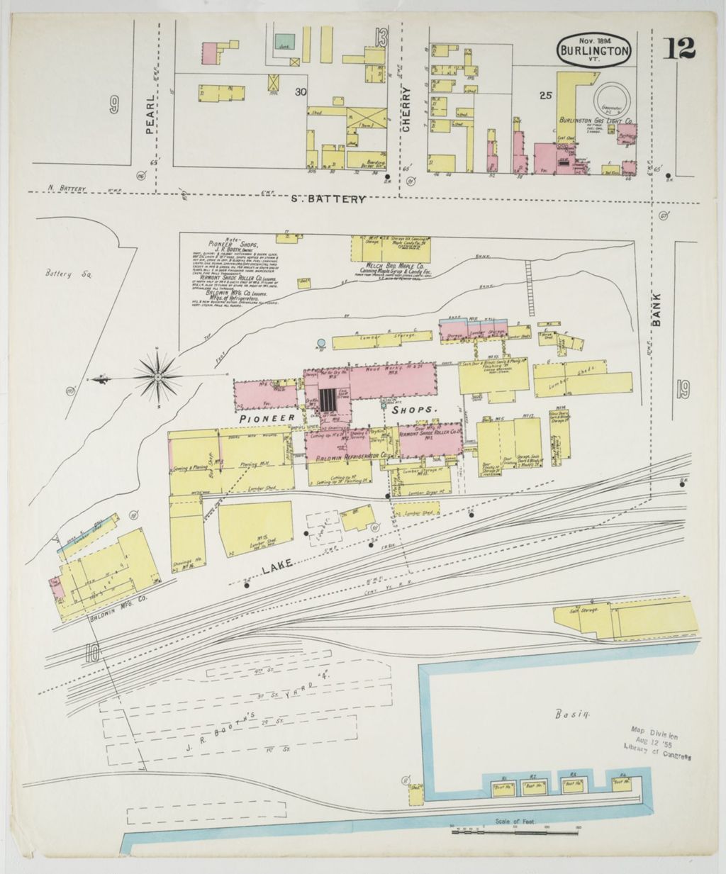 Miniature of Burlington 1894, sheet 12