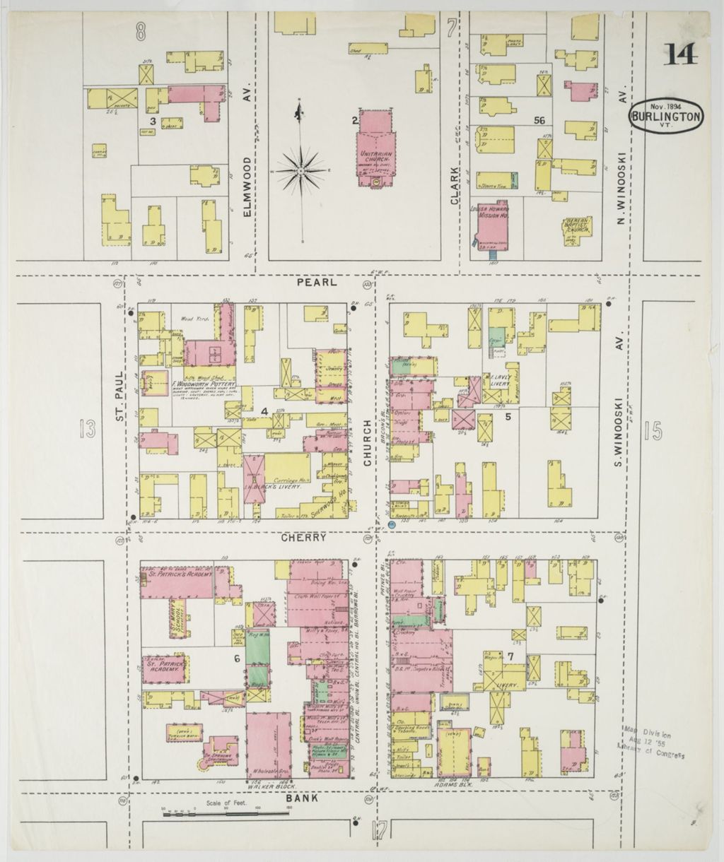 Miniature of Burlington 1894, sheet 14