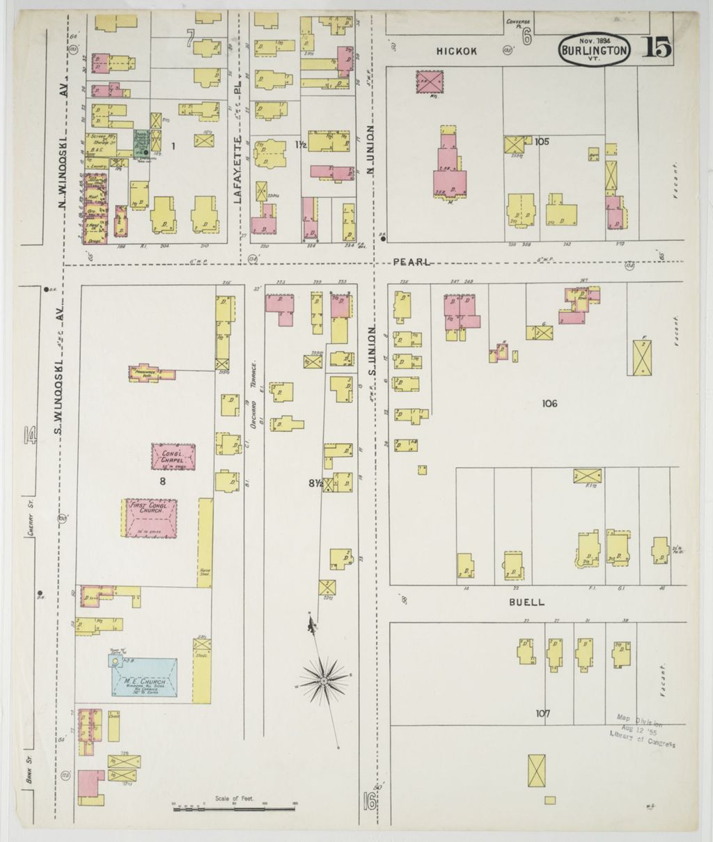 Miniature of Burlington 1894, sheet 15