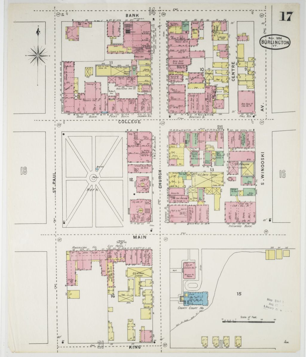 Miniature of Burlington 1894, sheet 17