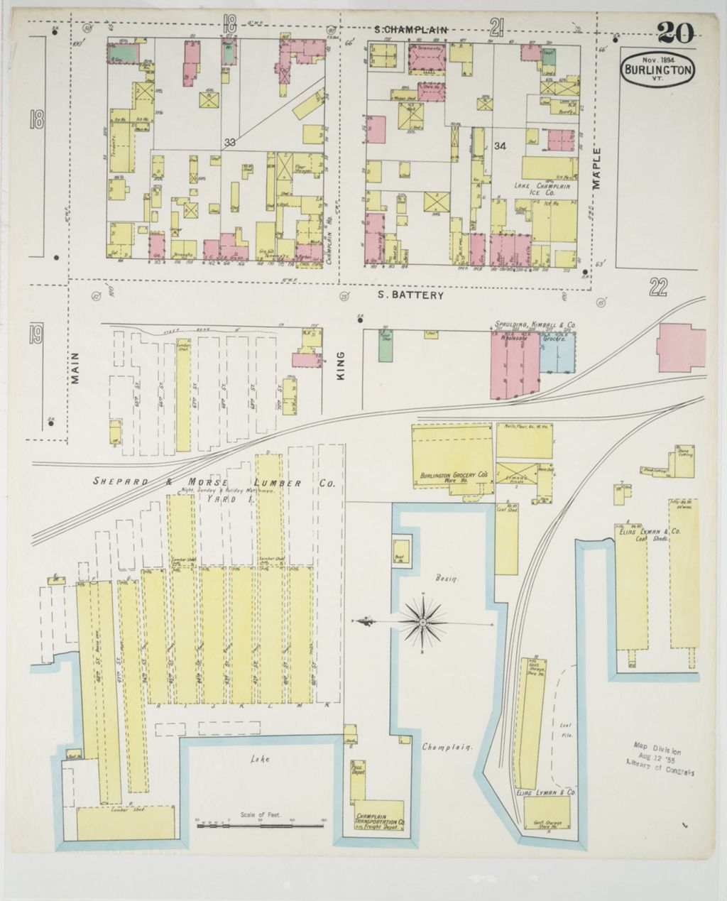 Miniature of Burlington 1894, sheet 20