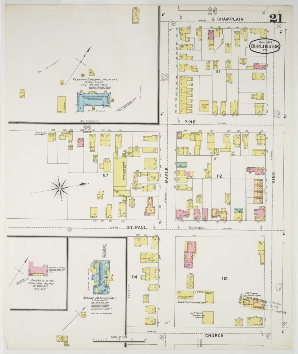 Miniature of Burlington 1894, sheet 21