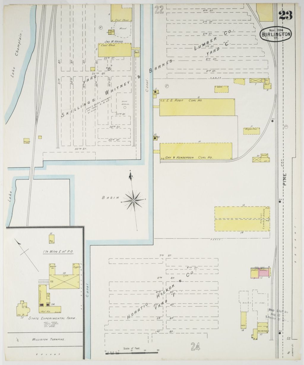 Miniature of Burlington 1894, sheet 23