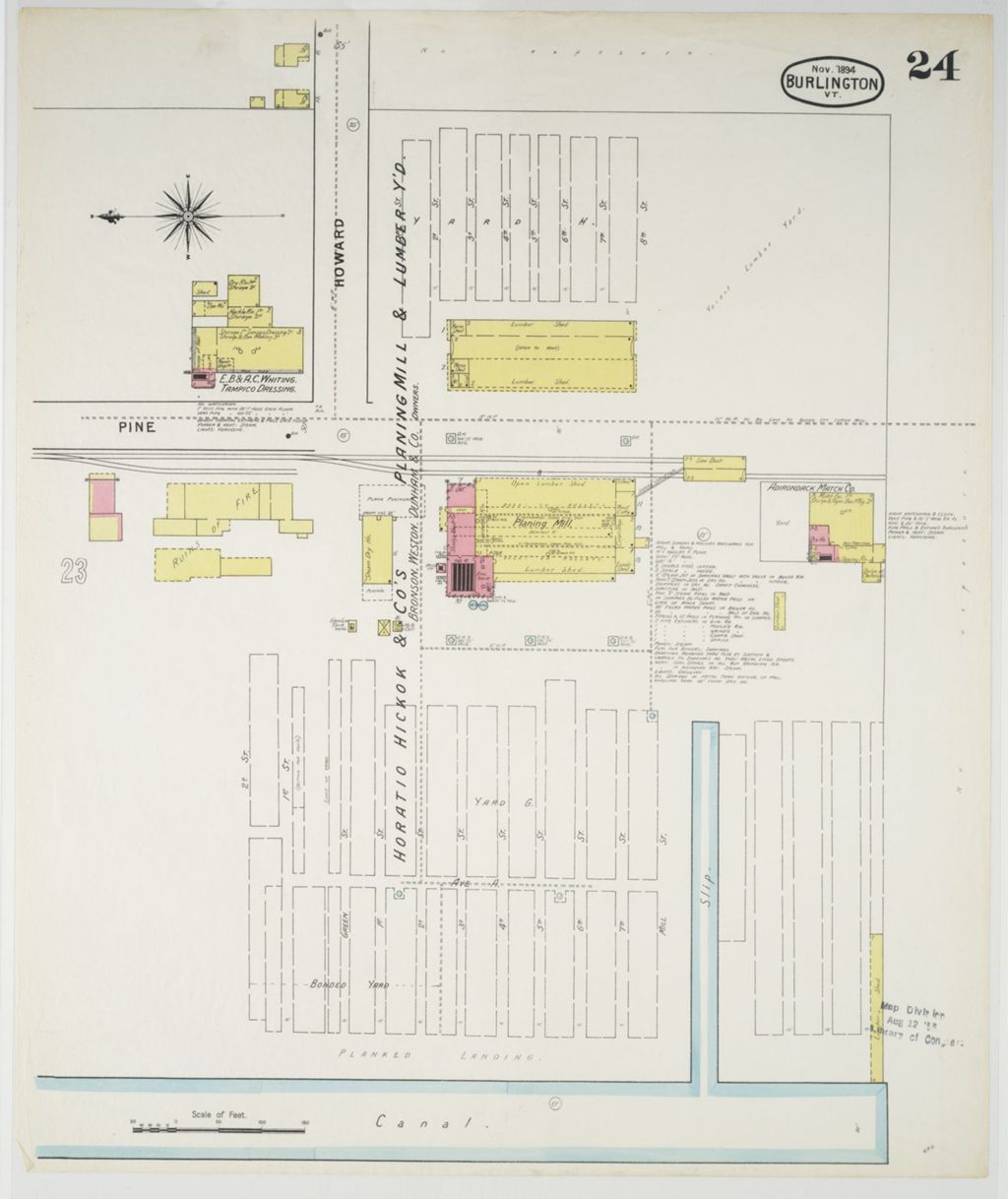 Miniature of Burlington 1894, sheet 24