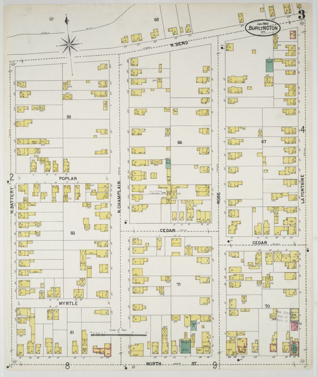 Miniature of Burlington 1900, sheet 03