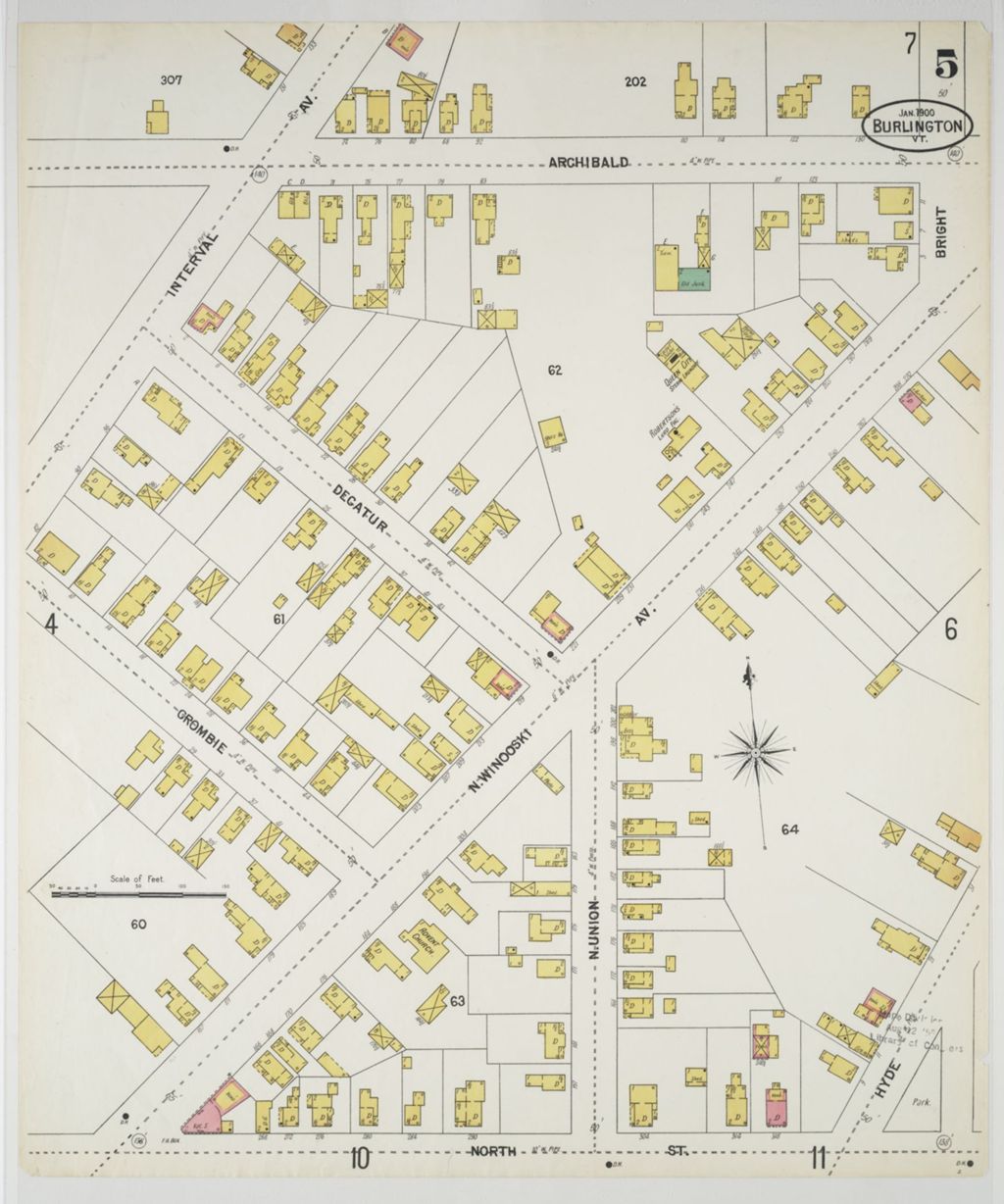 Miniature of Burlington 1900, sheet 05