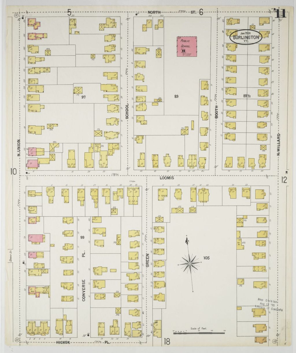 Miniature of Burlington 1900, sheet 11