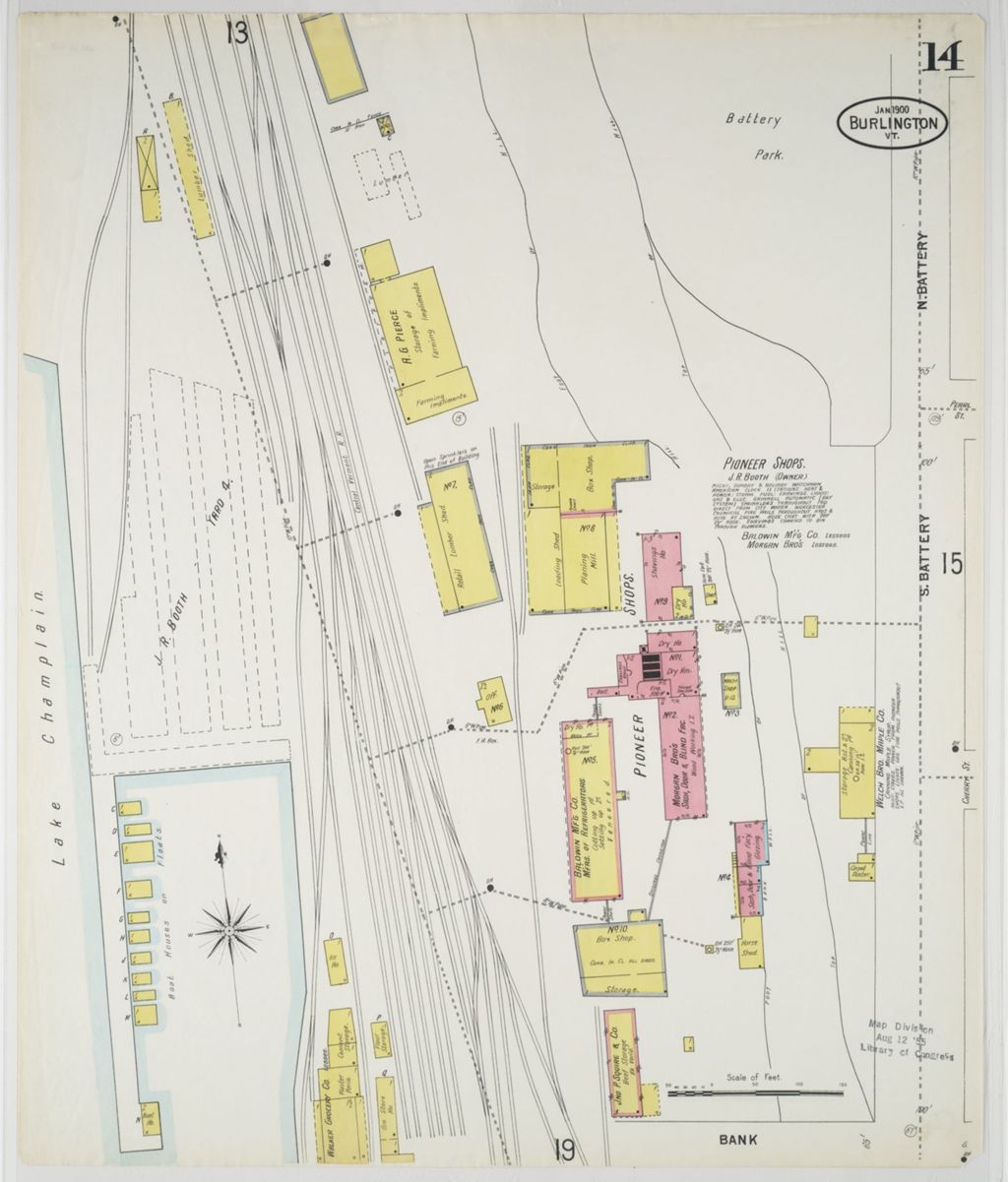 Miniature of Burlington 1900, sheet 14