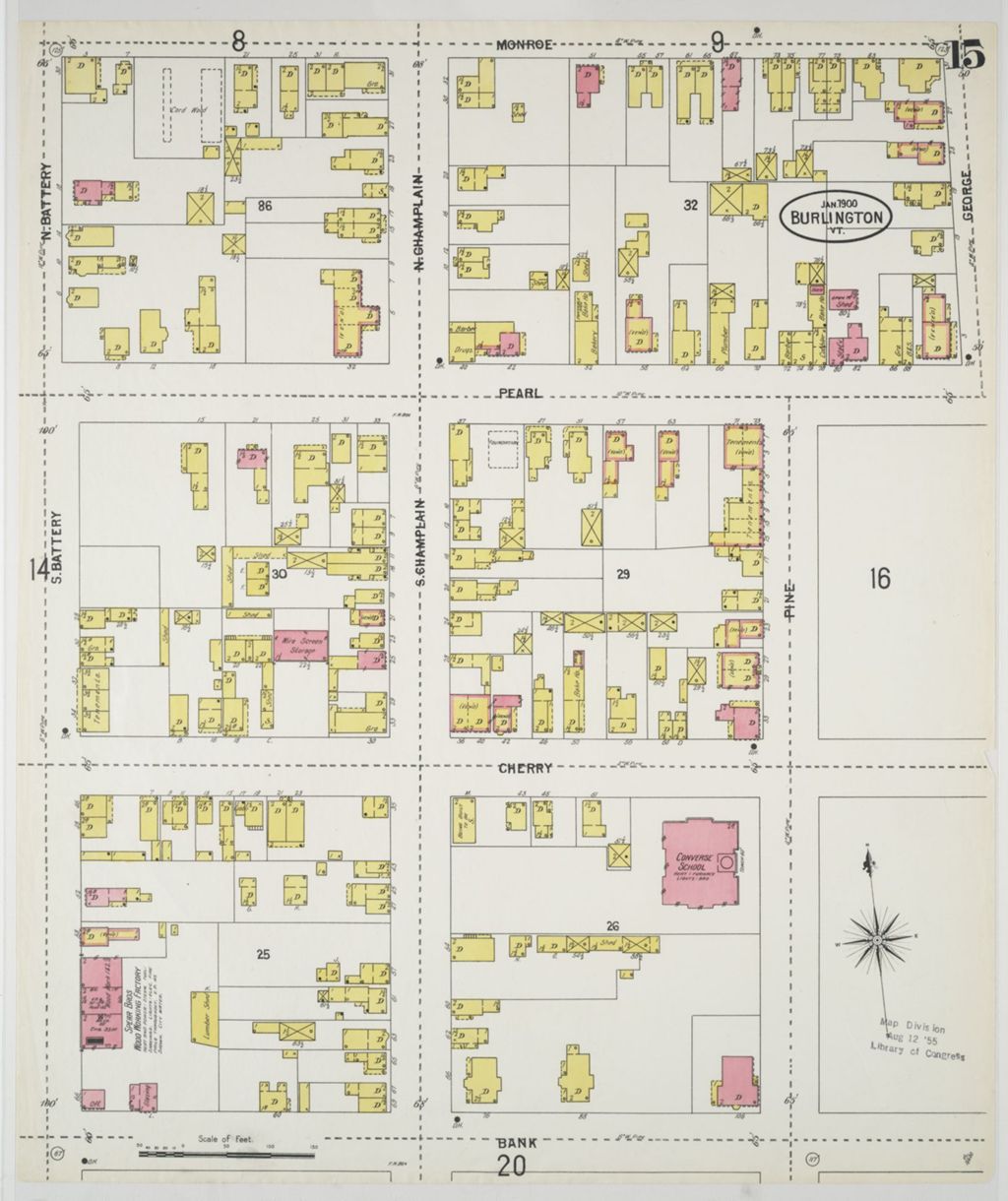 Miniature of Burlington 1900, sheet 15