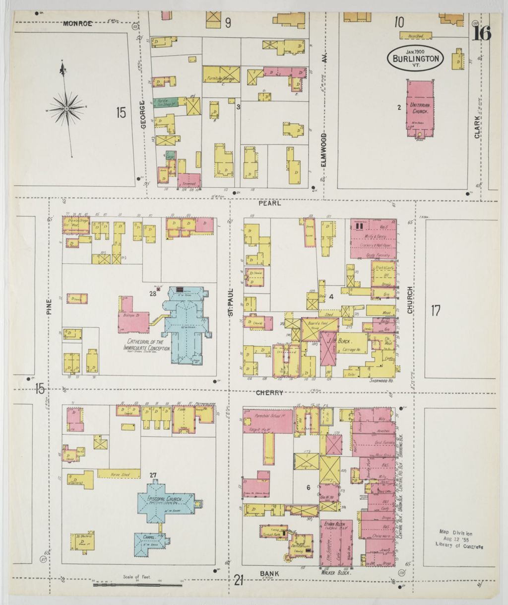 Miniature of Burlington 1900, sheet 16