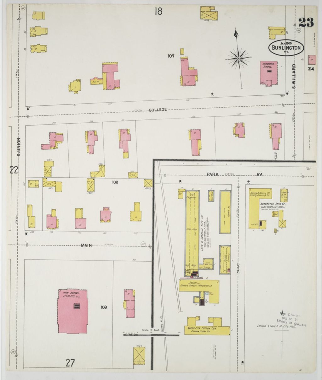 Miniature of Burlington 1900, sheet 23