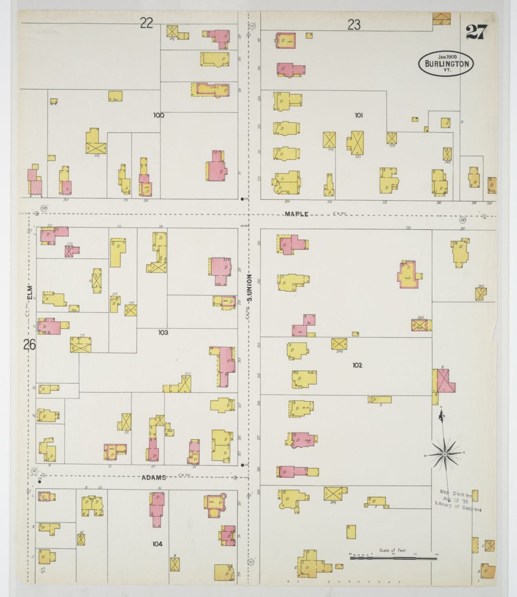 Miniature of Burlington 1900, sheet 27