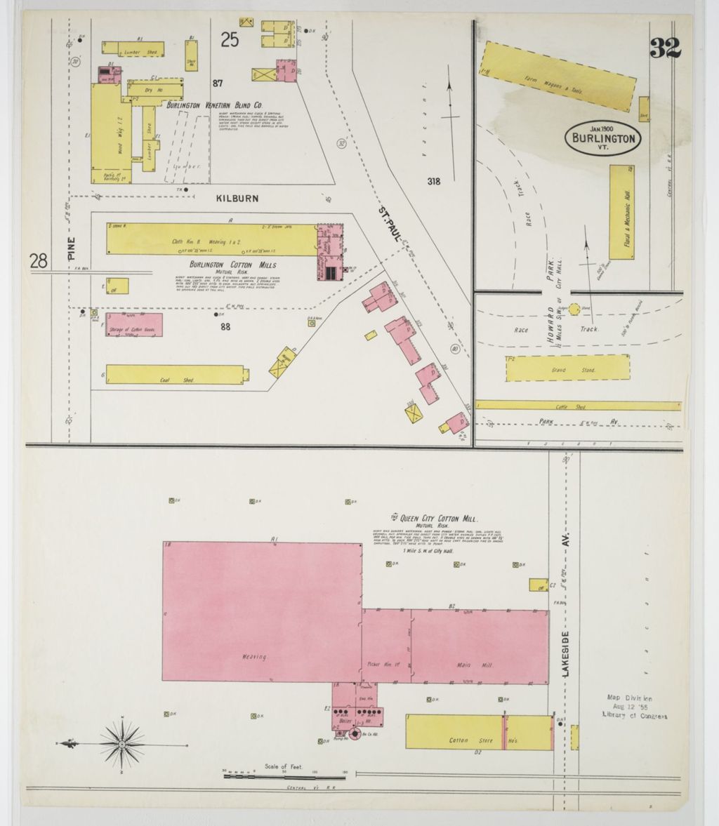 Miniature of Burlington 1900, sheet 32