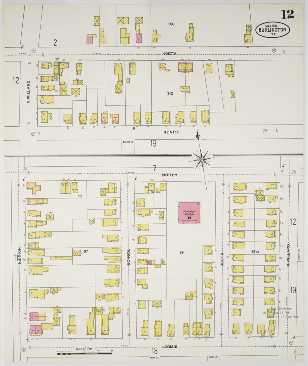 Miniature of Burlington 1906, sheet 12