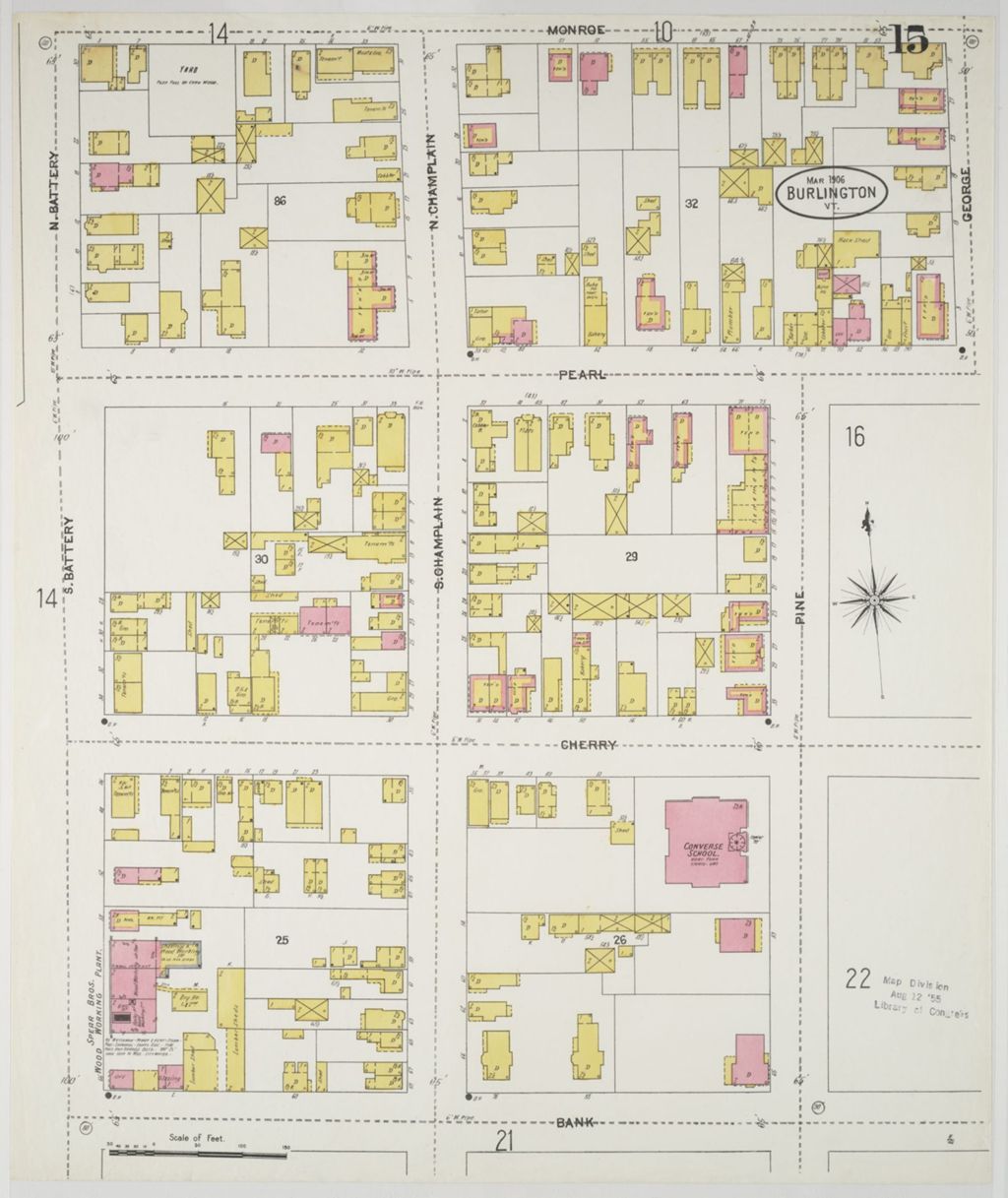 Miniature of Burlington 1906, sheet 15