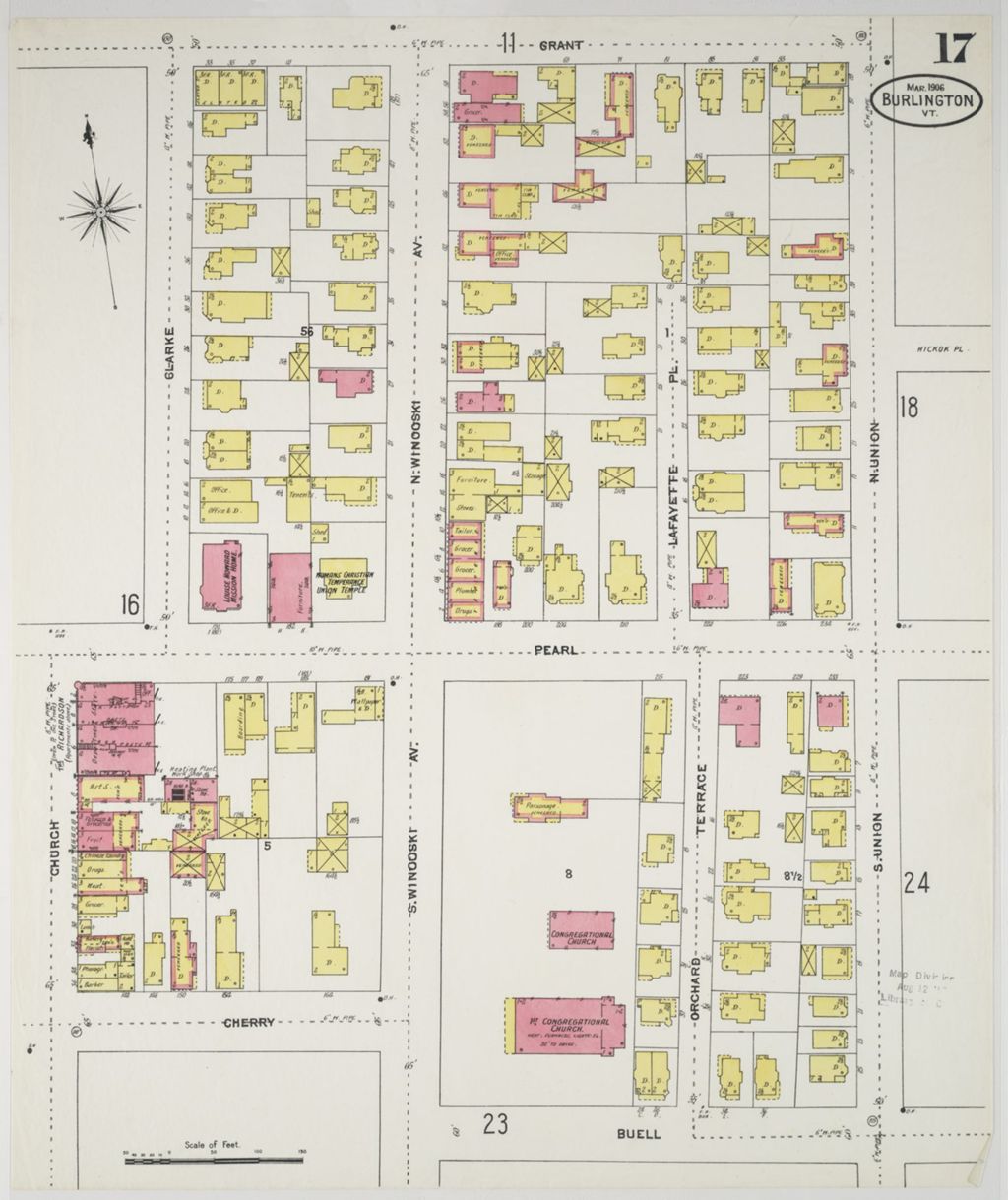 Miniature of Burlington 1906, sheet 17